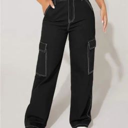 Kotty Black Regular Fit High Rise Jeans-picture-8