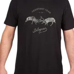 Solognac by Decathlon Black Slim Fit Sports T-Shirt-picture-0