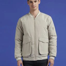 Pepe Jeans Grey Regular Fit Bomber Jacket-picture-24