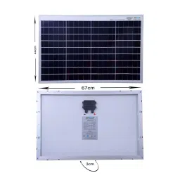 ANSH EXIM Zatka Machine 35 W 20 V Monocrystalline Solar Panel for Agricultural Farms-image-2