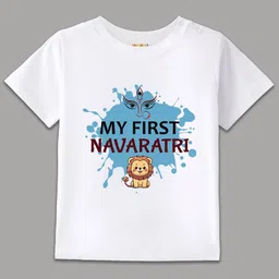BLUSHES Kids Typography Printed Short Sleeves Pure Cotton T-shirt-picture-29