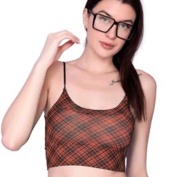 Spiaty Women's Orange Lightly Padded Bra-picture-20