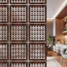 RANDOM Brown Ethnic Motifs Window Blinds-picture-7