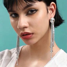 Sohi Dazzling Delights Sparkling Earrings image 2