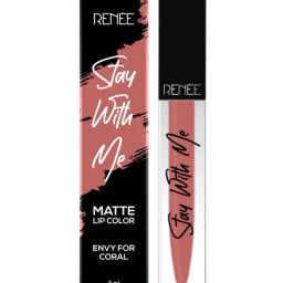 Renee Stay With Me Matte Lip Color Envy For Coral - 5 ml-image-63