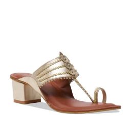 Eridani Women's Nargis Gold Toe Ring Sandals-image-42