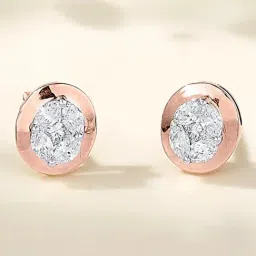 P.N.Gadgil Jewellers Lunar Eclipse 18kt Yellow Gold Stud Earring for Woman-image-73