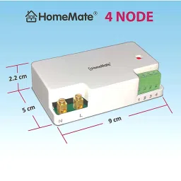 HomeMate 4 Node Smart Switch Works with Google Assistant and Alexa (White) image 2