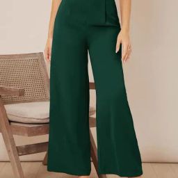 Kotty Green Regular Fit High Rise Trousers-image-95