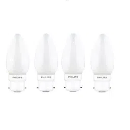 Philips LED Deco White 0.5W Glass Candle (Pack of 4)-19
