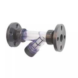 Aira 12.7 mm (1/2 Inch) UPVC Body Y Type Strainer Valve Flanged End, UPYC-9