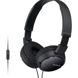 Sony MDR-ZX110AP On the Ear Headphone (Black)-47