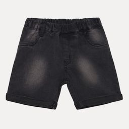 YK Boys Solid Low-Rise Regular Fit Denim Shorts-picture-7