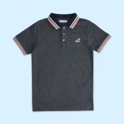 Pantaloons Junior Navy Cotton Regular Fit Polo T-Shirt-image-13