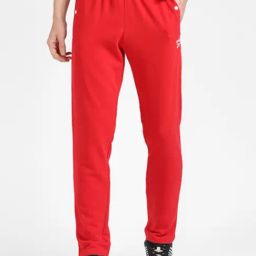 Reebok Red Cotton Regular Fit Sports Trackpants-image-89