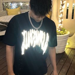 Fmagnet Clothing Juice WRLD Reflective Oversize T-shirt-image-74