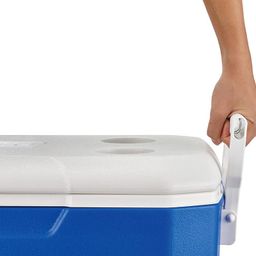 Coleman Poly-Lite Ice Box, Large Cooler Box with 45 Liter Capacity, PU Full Foam Insulation, Cools up to 2 Days; Portable Chiller icebox, Perfect for Travelling, Camping, picnics and Festivals image 2