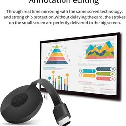orlov HDMI TV 4K Wireless Adapter WiFi Display Dongle Mirror Miracast Receiver Compatible with Android, Mac iOS, Windows Support Miracast Airplay DLNA image 2