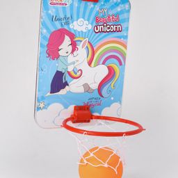 Krocie Toys Unicorn Basket Ball Set - Multicolour-10