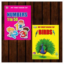 My First Picture Books Set of 2 Books Numbers 1-50 & Birds - English-11
