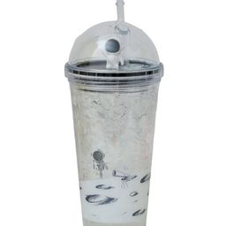 The Procure Store Astronaut Printed LED Light Sippers - Grey-22