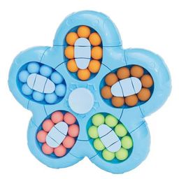 Super Toy Finger Tip Bean Rotate Fidget Spinner Toys for Kids & Adults Mind Teaser Trick Memory Game Educational 3D Puzzle Handheld Game for Boys Girls-1
