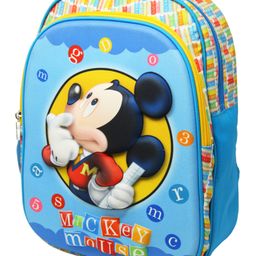 Mickey Mouse And Friends Backpack Blue - Height 14 Inches-13