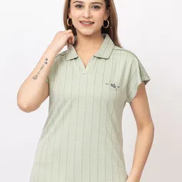 GFO Mandarin Collar Cotton Top-picture-22