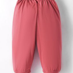 Tango Single Jersey Knit Full Length Lounge Pant With Elephant Print - Rust image 2