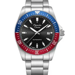 Alexandre Christie Men Stainless Steel Bracelet Style Straps Analogue Watch 6676MABSSBARE-picture-4