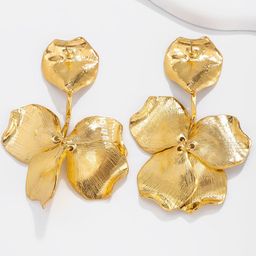 StyleCast x Revolte Leaf Shaped Drop Earrings-26
