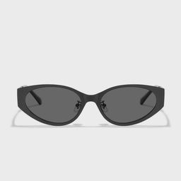 SAM & MARSHALL Unisex Oval Sunglass with Polarised and UV Protected Lens NOXXA_BLACK_2953 image 4