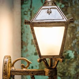 Fos Lighting Gold-Toned Vintage Antique Outdoor Armed Sconches-image-58