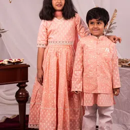 VASTRAMAY Printed Cotton Nehru Jacket-image-45