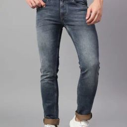 Cantabil Blue Regular Fit Jeans-image-75