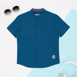 Pantaloons Junior Boys Teal Shirt-image-102