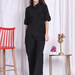 NEUDIS Black Pyjamas Set-image-39