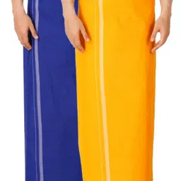 Ethazh Men Pack of 2 Dhotis-image-50