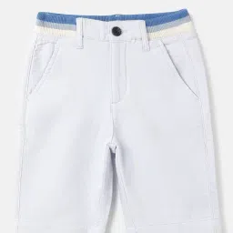 United Colors of Benetton Kids Blue Solid Shorts-picture-14