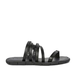 Gabicci Men's Black Toe Ring Sandals image 2