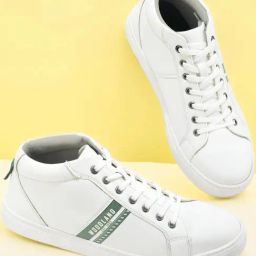 Woodland Men's White Sneakers-image-82