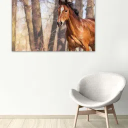 999store Black & Brown Running Horse Canvas Painting-picture-33