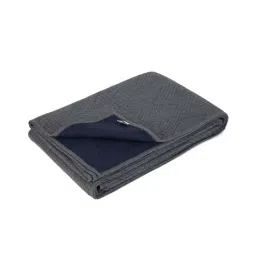 Home4U Grey & Blue Cotton Bedspread - Set of 1-image-98