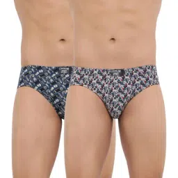 Dollar Bigboss Assorted Color Cotton Printed Briefs (Pack Of 2)-image-93