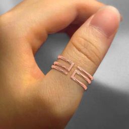 Candere by Kalyan Jewellers 18K Rose Gold BIS Hallmark Ring for Women-image-26