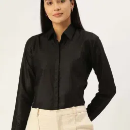 Jainish Black Regular Fit Shirt-image-52