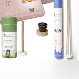 GaneshaSpeaks 55-Pcs Brown Loban Dhoop Cup & Jasmine Dhoop Stick-image-88