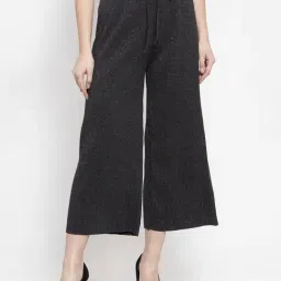 Global Republic Grey Regular Fit Drawstring Crop Pants-picture-46