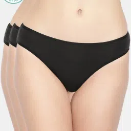 Inner Sense Black Bikini Panty Set - Pack of 3-image-76