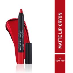 Half N Half Matte Lip Crayon 03 Sexy Red - 3.5 gm-63
